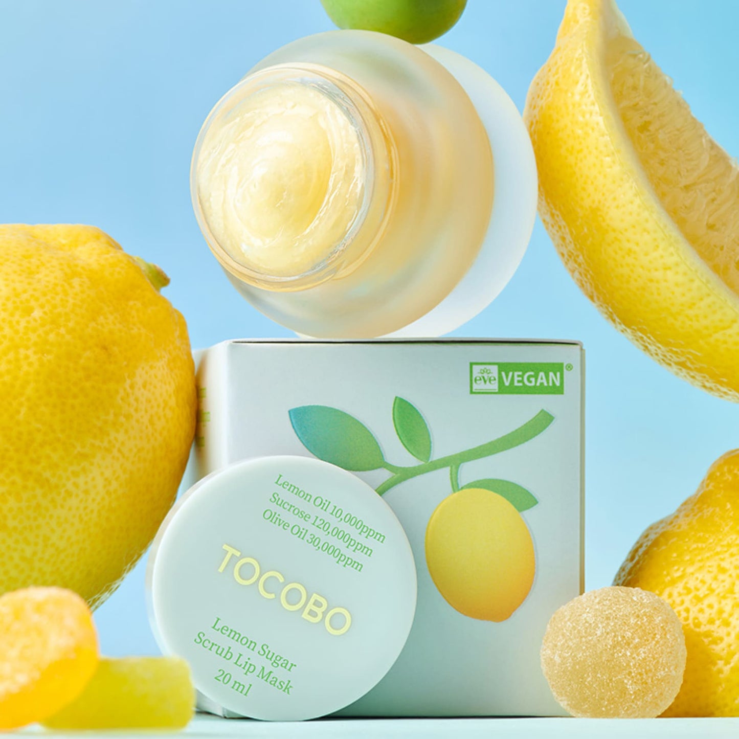 TOCOBO Lemon Sugar Scrub Lip Mask