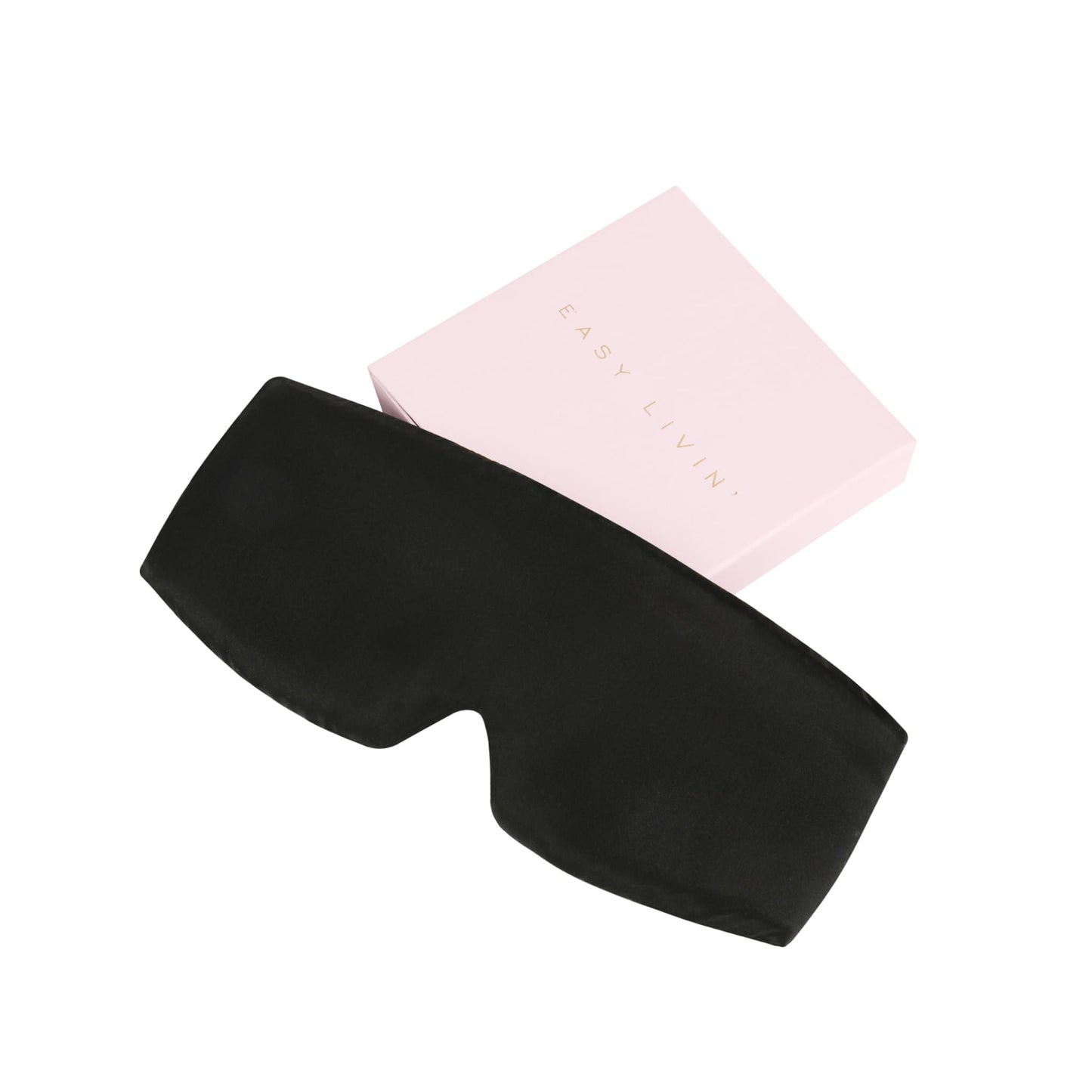 EASY LIVIN 100% Silk Eye Mask PREMIUM Black