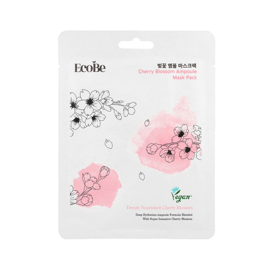 EcoBe Cherry Blossom Ampoule Mask Pack 25 ml