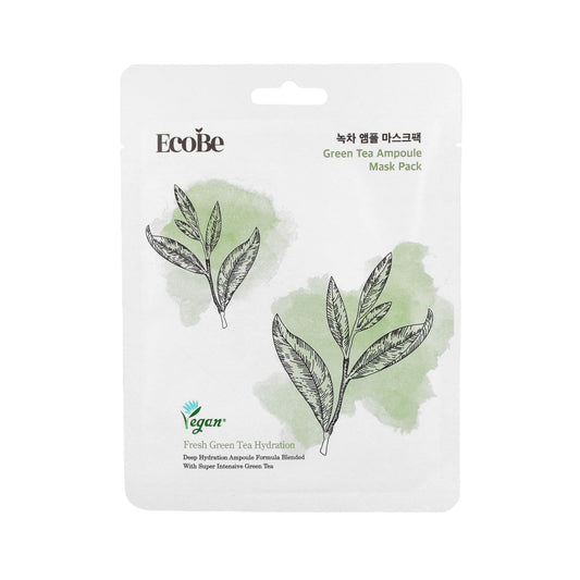 EcoBe Green Tea Ampoule Mask Pack 25 ml