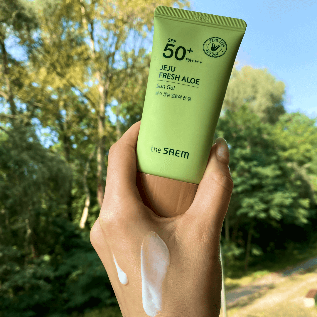 THE SAEM Jeju Fresh Aloe Sun Gel SPF 50