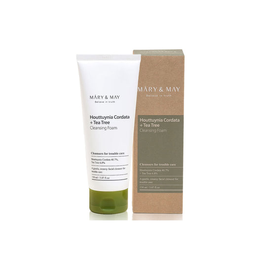 MARY&MAY Houttuynia Cordata + Tea Tree Cleansing Foam 150 ml