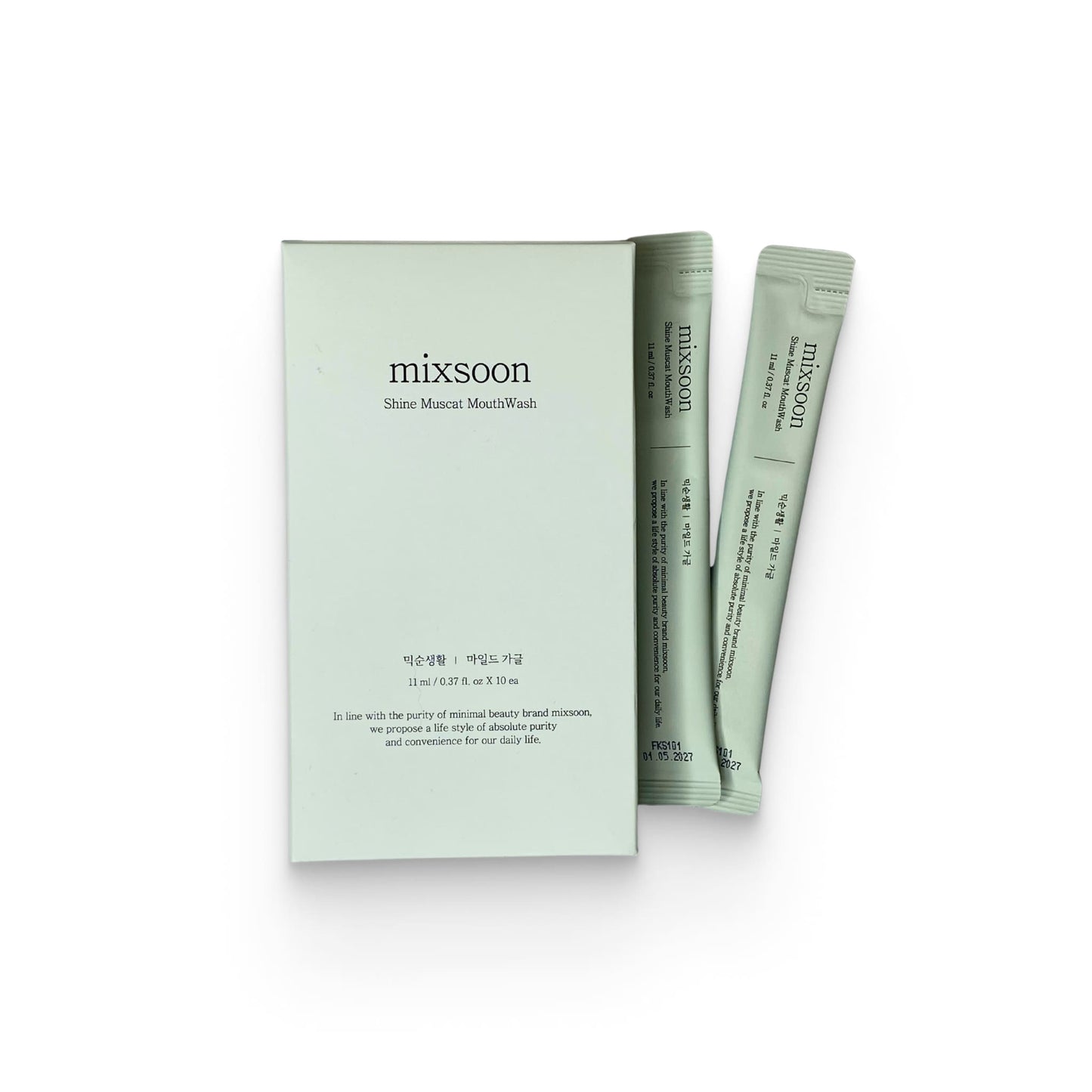 MIXSOON Shine Muscat Mouth Wash (10 saszetek x 11 ml)