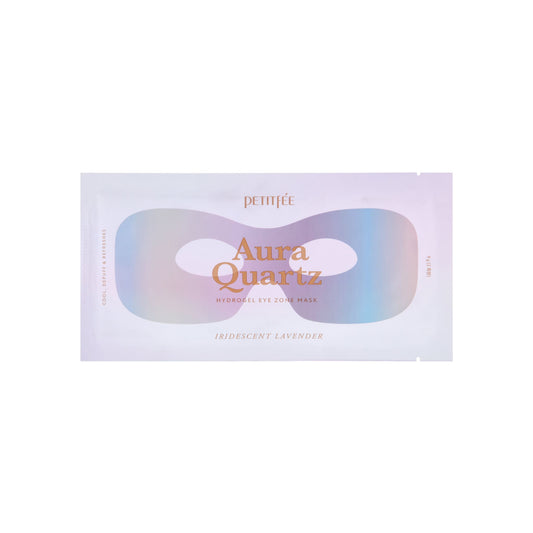 PETITFÉE Aura Quartz Hydrogel Eye Zone Mask Iridescent Lavender