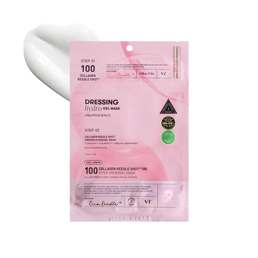 VT COSMETICS Collagen Reedle Shot 100 2-Step Hydrogel Mask Home Aesthetic Program