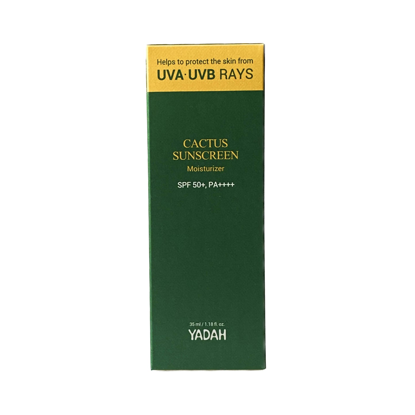 YADAH Cactus Sunscreen SPF50+ PA++++ 35ml