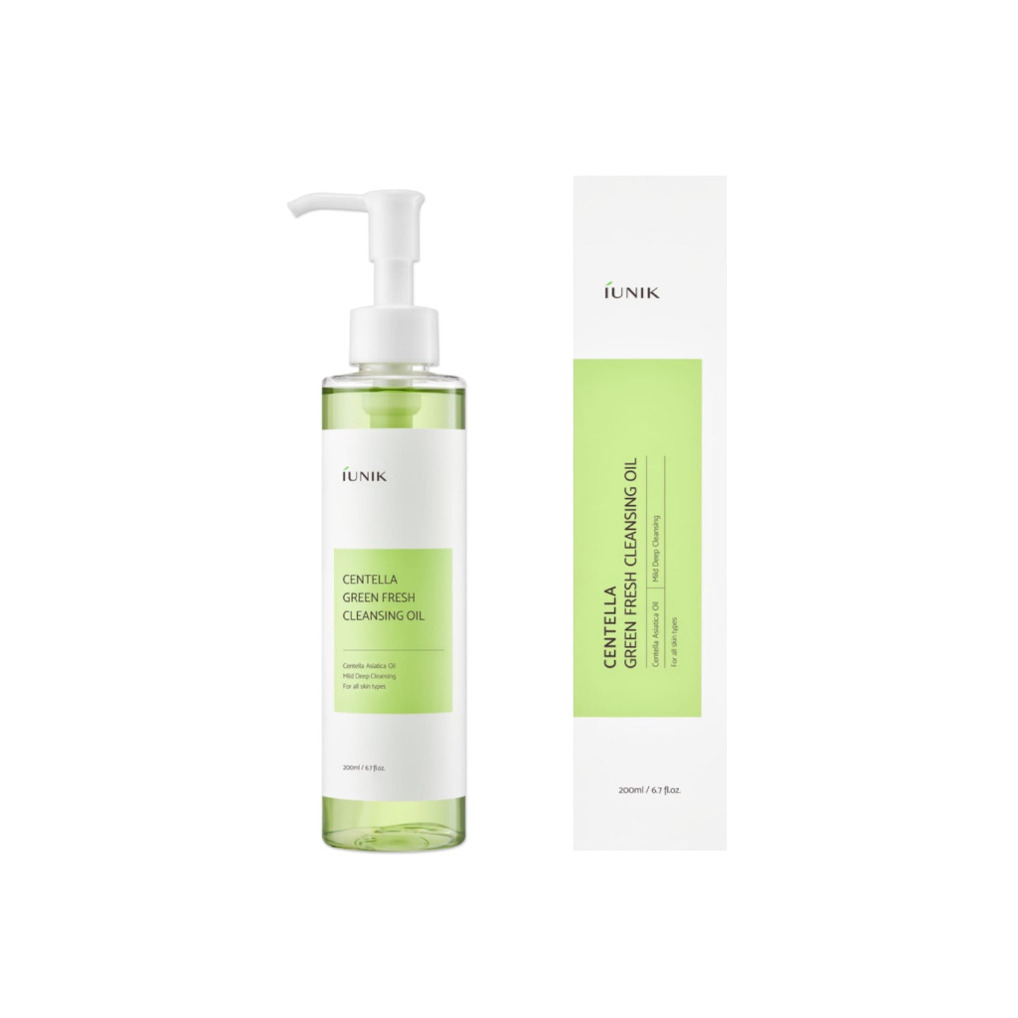 iUNIK Centella Green Fresh Cleansing Oil 200 ml